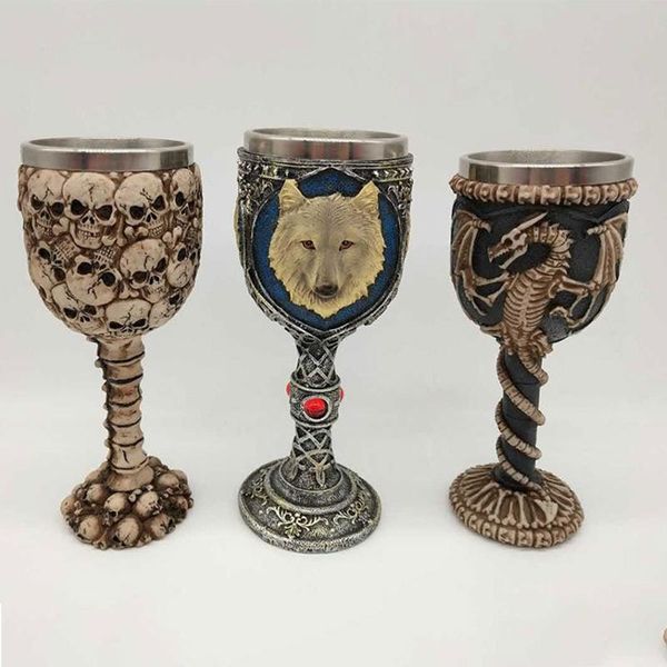 the new paragraph fashion creative halloween 3d stereo wolf head high foot wine glass practical drink cup stainless steel high foot cup
the new paragraph fashion creative halloween 3d stereo wolf head high foot wine glass practical drink cup stainless steel high foot cup