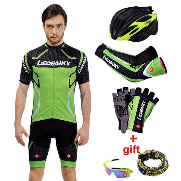 cycling clothing mtb road bike wear racing clothes quick dry 2018 pro team cycling jersey set men bicycle helmet gloves sleeves, Black;blue
cycling clothing mtb road bike wear racing clothes quick dry 2018 pro team cycling jersey set men bicycle helmet gloves sleeves, Black;blue