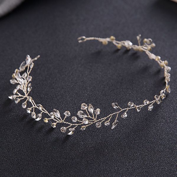 Simple Silver Color Crystal Rhinestone Headband Tiara Hair Jewelry Bridal Headpiece Head Chain Women Wedding Hair Accessories VL
Simple Silver Color Crystal Rhinestone Headband Tiara Hair Jewelry Bridal Headpiece Head Chain Women Wedding Hair Accessories VL