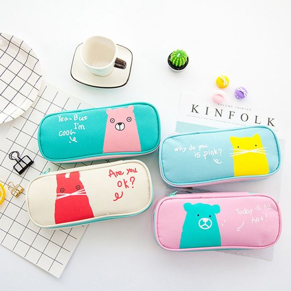 new school supplies student pencil box canvas stationery box high-capacity multi-functional pen bag flip-animal pencil case
new school supplies student pencil box canvas stationery box high-capacity multi-functional pen bag flip-animal pencil case