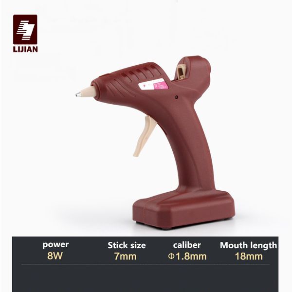 lijian professional mini glue gun 8w melt glue gun battery cordless 7mm nozzle sticks
lijian professional mini glue gun 8w melt glue gun battery cordless 7mm nozzle sticks