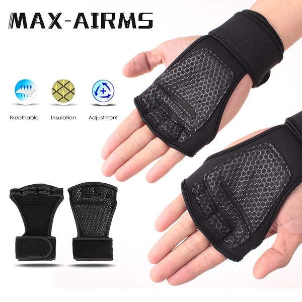 maxairms weight lifting gloves training gym grips fitness glove women men crossfit bodybuilding gymnastics wristbands, Black
maxairms weight lifting gloves training gym grips fitness glove women men crossfit bodybuilding gymnastics wristbands, Black