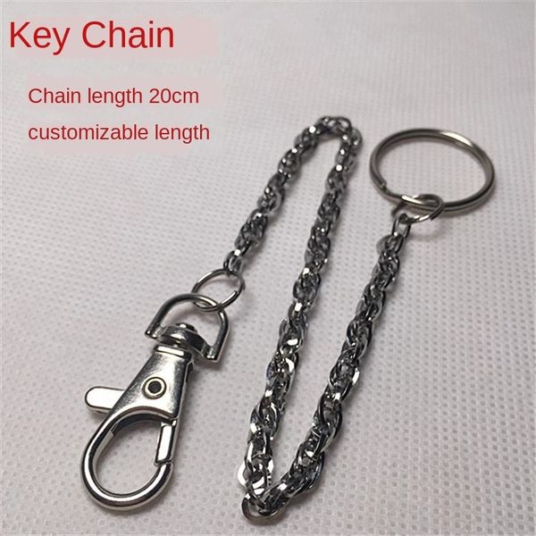skob4 fashion hip-hop metal wind stainless steel trousers accessories anti-theft chain personalized youth street metal trousers waist chain, Black
skob4 fashion hip-hop metal wind stainless steel trousers accessories anti-theft chain personalized youth street metal trousers waist chain, Black