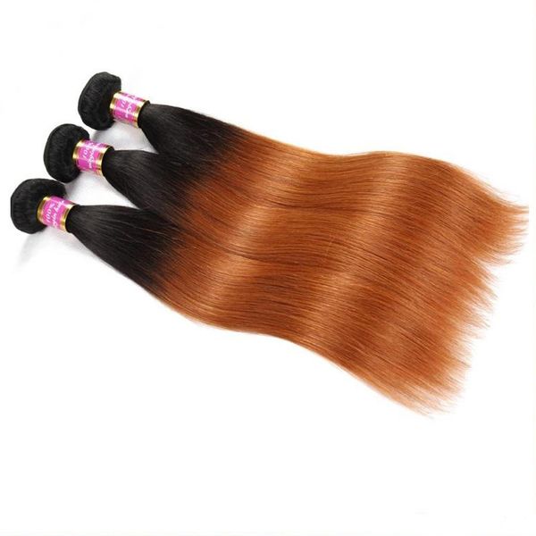 good quality brazilian remy ombre human hair bundles 4pcs 400g lot two tone colored hair color1b/30 unprocessed virgin hair smooth texture, Black
good quality brazilian remy ombre human hair bundles 4pcs 400g lot two tone colored hair color1b/30 unprocessed virgin hair smooth texture, Black