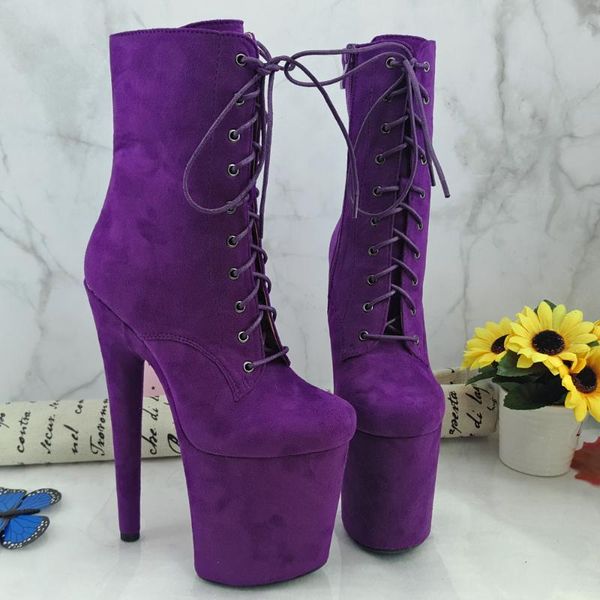 leecabe 20cm/8inches purple suede pole dance bootie high heel platform boots closed toe pole dance bootie
leecabe 20cm/8inches purple suede pole dance bootie high heel platform boots closed toe pole dance bootie