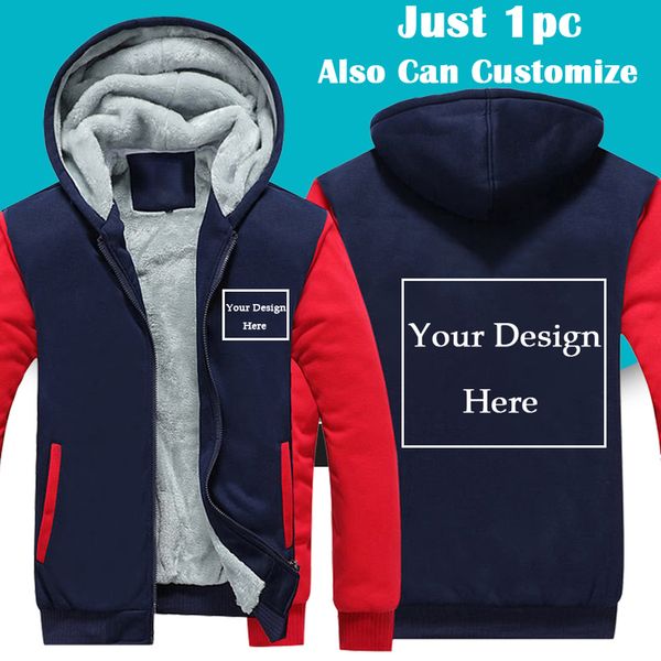 men/women customize thicken hoodie custom logo personalized customized print your own design winter zipper coat hoodie, Black
men/women customize thicken hoodie custom logo personalized customized print your own design winter zipper coat hoodie, Black