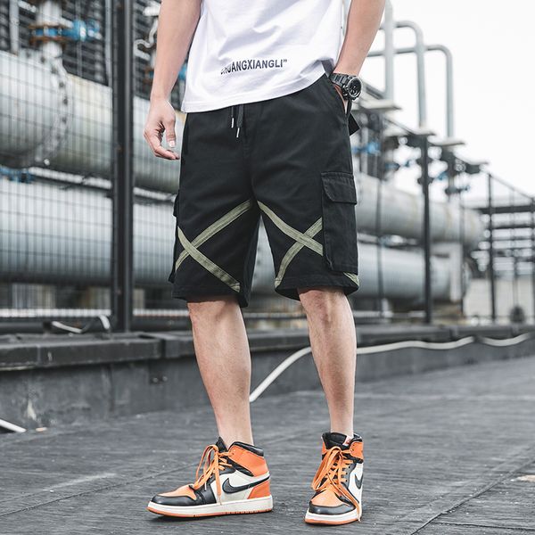 streetwear baggy cargo shorts men summer 2019 hip hop mens casual shorts male elastic waist ribbons man bermuda, White;black
streetwear baggy cargo shorts men summer 2019 hip hop mens casual shorts male elastic waist ribbons man bermuda, White;black