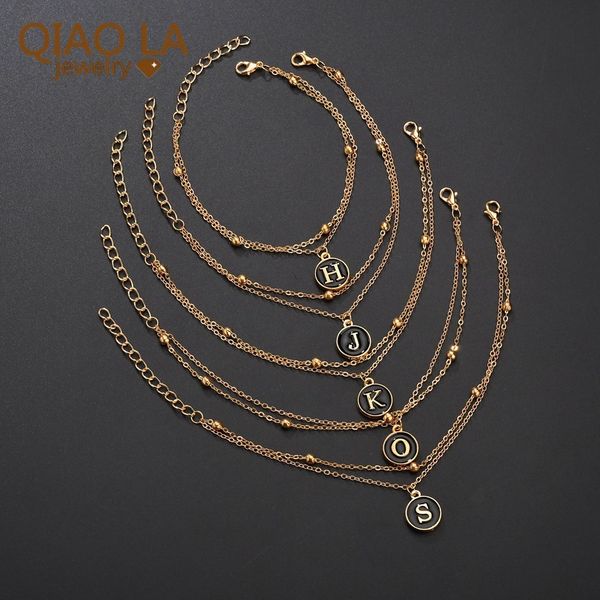 vintage gold round coin leather bracelet men women fashion black circle pendant name initials a-z charm bracelets 2019 new boho
vintage gold round coin leather bracelet men women fashion black circle pendant name initials a-z charm bracelets 2019 new boho