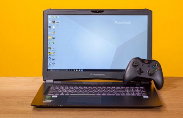 powerspec 1710 17.3", игровой ноутбук с ips с fhd и i7-7700hq 16 гб 256 гб+1 тб видеокарта gtx 1070 8гб
powerspec 1710 17.3", игровой ноутбук с ips с fhd и i7-7700hq 16 гб 256 гб+1 тб видеокарта gtx 1070 8гб