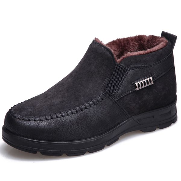 2019 winter boots for men winter shoes warm plush fur snow boots male ankle men's bota masculina botas hombre, Black
2019 winter boots for men winter shoes warm plush fur snow boots male ankle men's bota masculina botas hombre, Black