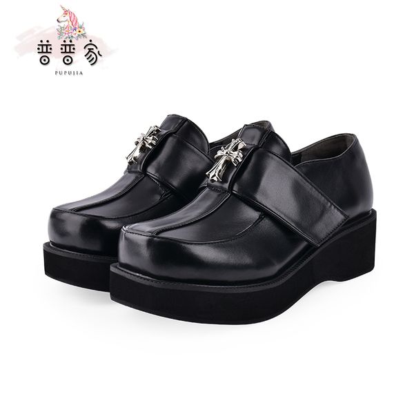 princess sweet lolita shoes sponge shoes cross middle heel punk wind college style jk uniform fashion women pu155, Black
princess sweet lolita shoes sponge shoes cross middle heel punk wind college style jk uniform fashion women pu155, Black