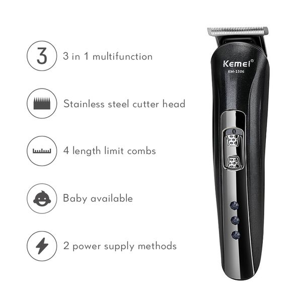 newst kemei rechargeable electric nose electric hair trimmer razor beard shaver haircut cuttingkm-1506 dry battery hair clipper bwkf dbu
newst kemei rechargeable electric nose electric hair trimmer razor beard shaver haircut cuttingkm-1506 dry battery hair clipper bwkf dbu