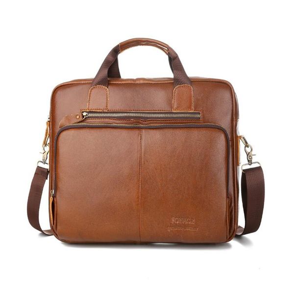 genuine leather men's briefcase retro business computer bag fashion motorcycle shoulder messenger bag zipper postman handbags
genuine leather men's briefcase retro business computer bag fashion motorcycle shoulder messenger bag zipper postman handbags