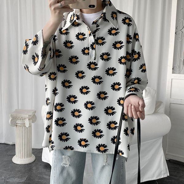2020 summer new youth popular men's chrysanthemum print 3/4 sleeve shirt fashion casual loose pullover black / white -2xl, White;black
2020 summer new youth popular men's chrysanthemum print 3/4 sleeve shirt fashion casual loose pullover black / white -2xl, White;black