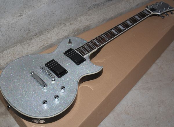 factory wholesale bright silver electric guitar with rosewood fretboard,imported normal hardware,offering customized services
factory wholesale bright silver electric guitar with rosewood fretboard,imported normal hardware,offering customized services