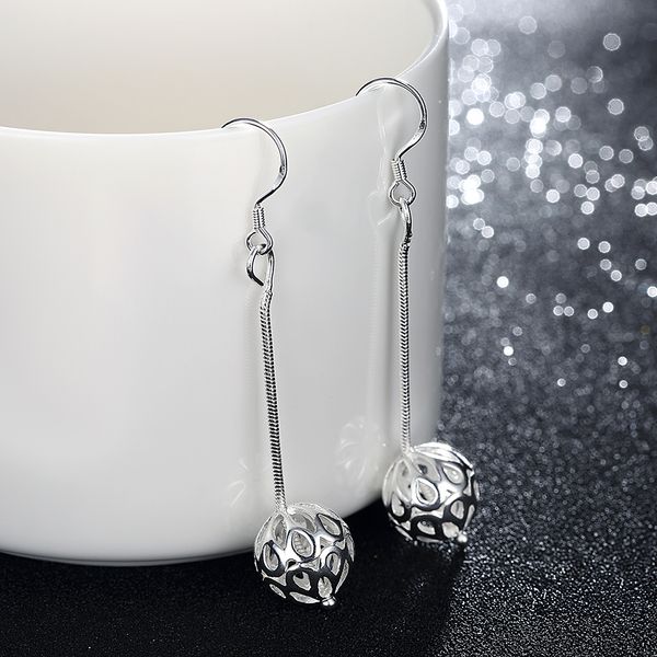 brand new sterling silver plated snake chain hanging hollow ball earrings se167,women's 925 silver dangle chandelier earrings 10 pairs
brand new sterling silver plated snake chain hanging hollow ball earrings se167,women's 925 silver dangle chandelier earrings 10 pairs
