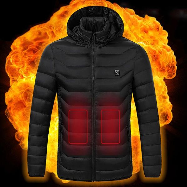 men women heated jackets vest down cotton outdoor coat usb electric heating hooded winter thermal warmer jackets, Blue;black
men women heated jackets vest down cotton outdoor coat usb electric heating hooded winter thermal warmer jackets, Blue;black