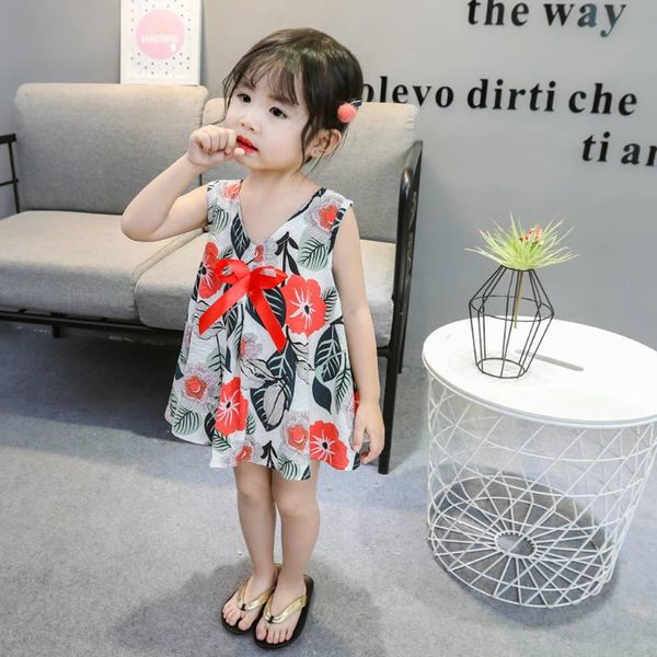 toddler baby kids girls sleeveless floral leaf print bow dresses casual clothes, Red;yellow
toddler baby kids girls sleeveless floral leaf print bow dresses casual clothes, Red;yellow