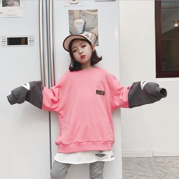 spring kids 2020 new style girls' fashion sweatershirt loose korean children's long sleeve sweatshirt size 110-160cm, Black
spring kids 2020 new style girls' fashion sweatershirt loose korean children's long sleeve sweatshirt size 110-160cm, Black