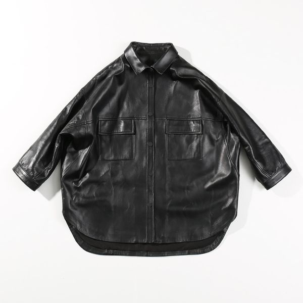 sheepskin jacket genuine leather 2020 spring women fashion clothes ladies clothing streetwear oversized ladies coats large size, Black
sheepskin jacket genuine leather 2020 spring women fashion clothes ladies clothing streetwear oversized ladies coats large size, Black