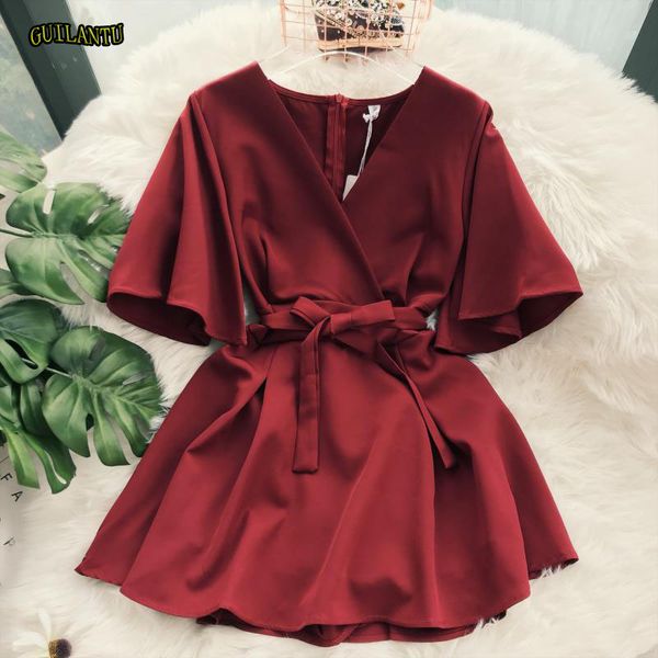 casual lace up bandage playsuits women short bow summer romper beach party romper ladies elegant jumpsuit overalls female, Black;white
casual lace up bandage playsuits women short bow summer romper beach party romper ladies elegant jumpsuit overalls female, Black;white