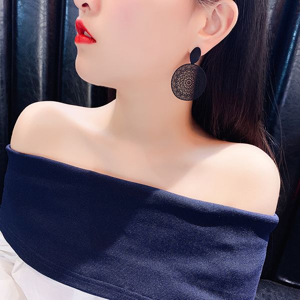 earrings jewelry flamboyant black circle european and american temperament fashion long personality earrings jewelry, Silver
earrings jewelry flamboyant black circle european and american temperament fashion long personality earrings jewelry, Silver