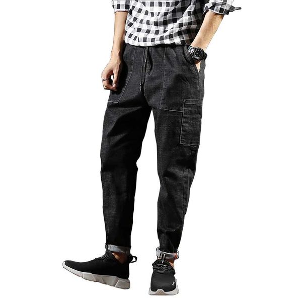 new fashion harem jeans men black denim pants side pocket hip hop loose baggy black jeans cotton trousers man clothing, Blue
new fashion harem jeans men black denim pants side pocket hip hop loose baggy black jeans cotton trousers man clothing, Blue