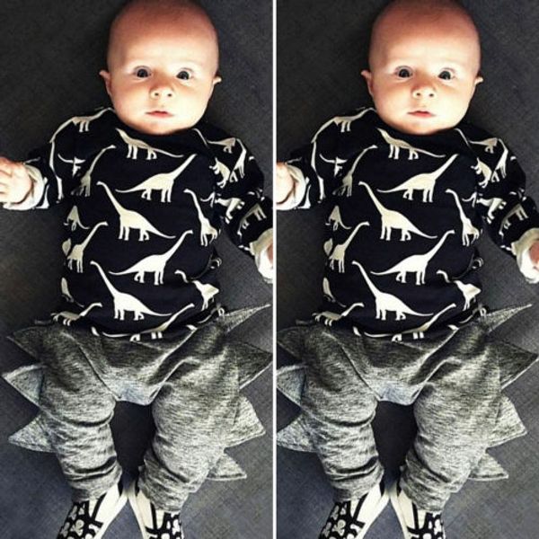 arrival autumn newborn boy 3d dinosaur clothes set kid baby boy long sleeve dinosaur top shirt+long pant casual 2pcs outfit new, White
arrival autumn newborn boy 3d dinosaur clothes set kid baby boy long sleeve dinosaur top shirt+long pant casual 2pcs outfit new, White