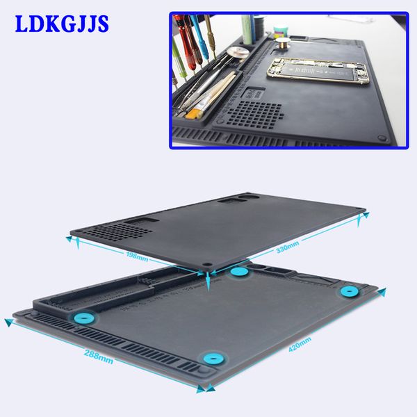 anti-static electronic maintenance platform table pad esd heat insulation silicone mat for phone bga soldering repair tools
anti-static electronic maintenance platform table pad esd heat insulation silicone mat for phone bga soldering repair tools