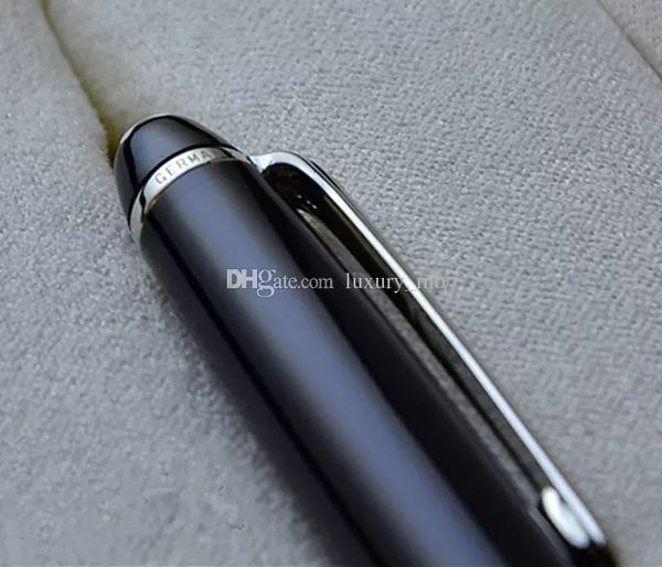 

Top Grade AAAAA quality MB-163 Meister Black resin Ballpoint/Rollerball pen classique stationary supplies luxury high quality pen for gifts