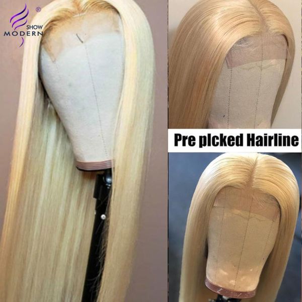 modern show 4x4 lace closure human hair wig blonde 613 straight wig brazilian high ratio remy hair 150% density pre plucked, Black;brown
modern show 4x4 lace closure human hair wig blonde 613 straight wig brazilian high ratio remy hair 150% density pre plucked, Black;brown