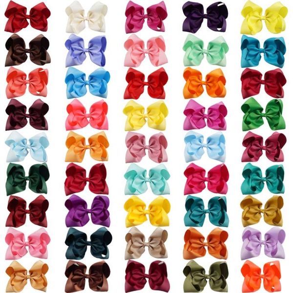 60 pcs/lot 8" jumbo solid hairbows with alligator clips for girls handmade grosgrain hair clip party hair accessories, Slivery;white
60 pcs/lot 8" jumbo solid hairbows with alligator clips for girls handmade grosgrain hair clip party hair accessories, Slivery;white