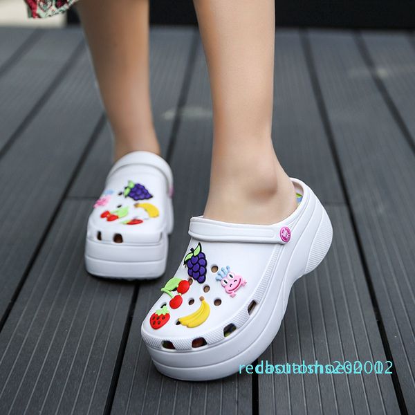 cute sandals women increase height 6 cm platform sandals clogs mules shoes women slippers sandales r02, Black
cute sandals women increase height 6 cm platform sandals clogs mules shoes women slippers sandales r02, Black