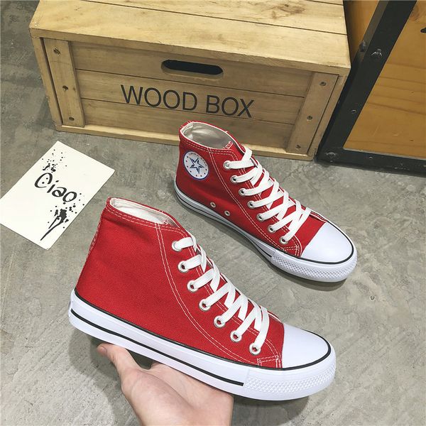fashion sneakers men's canvas shoes high to help men's shoes casual fashion couple sneakers, Black
fashion sneakers men's canvas shoes high to help men's shoes casual fashion couple sneakers, Black
