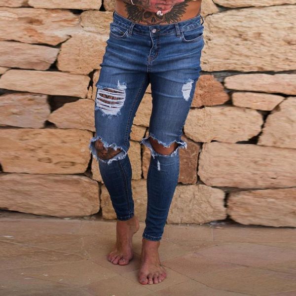 mens ripped slim fit motorcycle holes denim jeans zipper streetwear pants pantalones hombre jeans para hombre w102, Blue
mens ripped slim fit motorcycle holes denim jeans zipper streetwear pants pantalones hombre jeans para hombre w102, Blue