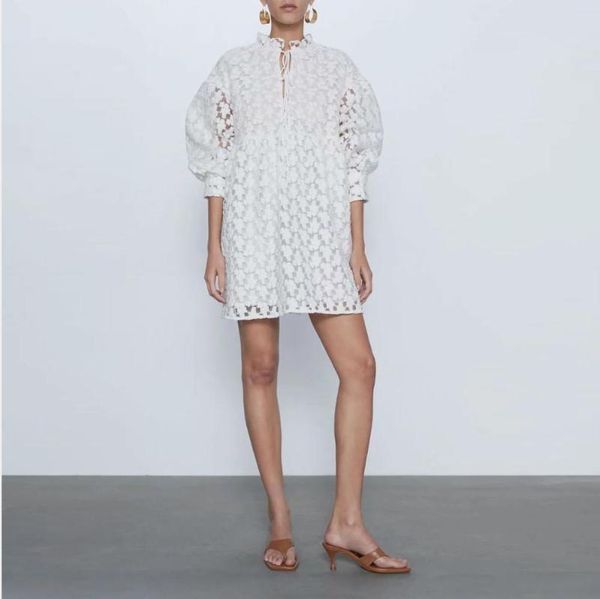 casual dresses women summer dress white embroidered elegant semi sheer fashion chic lady robe ete femme 2021, Black;gray
casual dresses women summer dress white embroidered elegant semi sheer fashion chic lady robe ete femme 2021, Black;gray