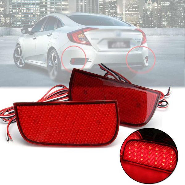 2pcs 12v car led rear bumper brake light tail light fog lamp backup lamp for for civic 10th 2016 2017 2018
2pcs 12v car led rear bumper brake light tail light fog lamp backup lamp for for civic 10th 2016 2017 2018