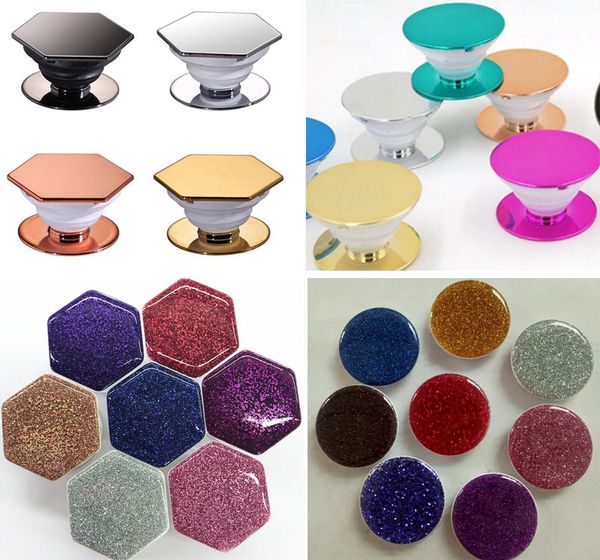 hexagon circular round plating glitter style electroplate universal cell phone holder grip lazy expandable phone holder stand with opp bag
hexagon circular round plating glitter style electroplate universal cell phone holder grip lazy expandable phone holder stand with opp bag