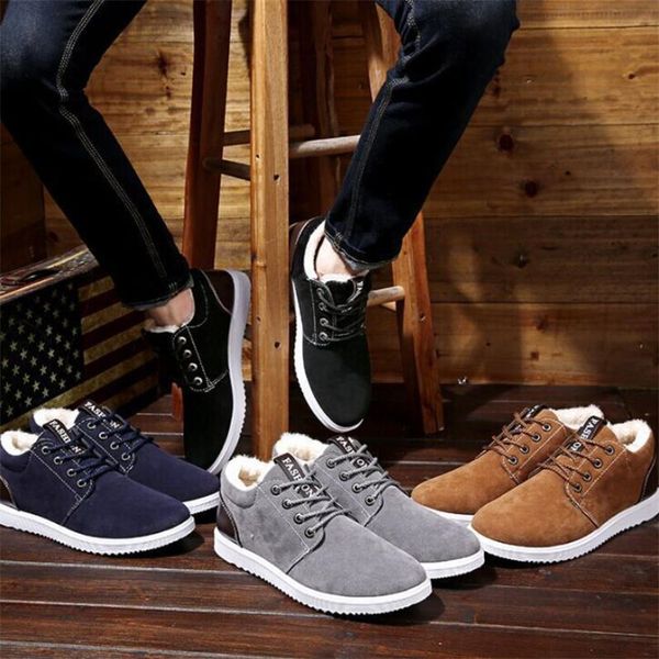 new popular warm winter men's boots fashion warm hiking anti-skid wear-resistant cotton shoes thick comfortable men's shoes, Black
new popular warm winter men's boots fashion warm hiking anti-skid wear-resistant cotton shoes thick comfortable men's shoes, Black