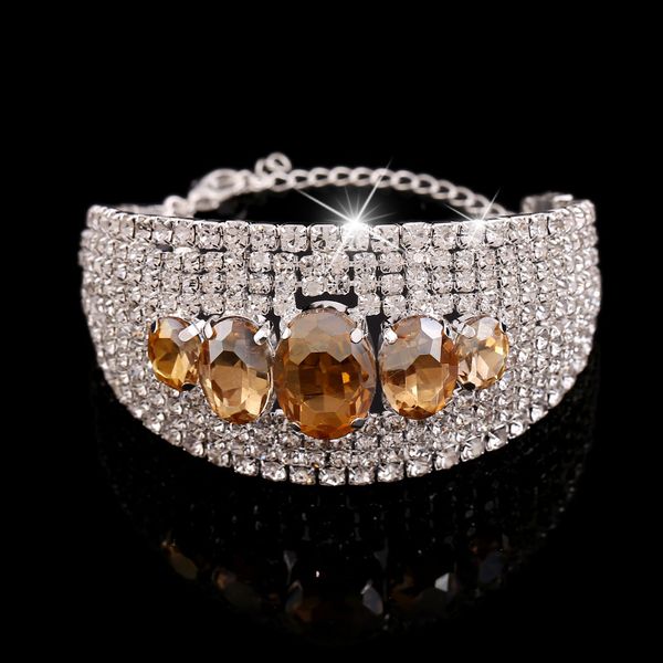 diamond sparkling champagne crystal bracelet bracelet for high-end atmosphere wedding party, Black
diamond sparkling champagne crystal bracelet bracelet for high-end atmosphere wedding party, Black