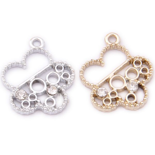 100pcs/lot of hollow out flower charms pendant with rhinestone silver & gold colors plated 21*18mm ing, Bronze;silver
100pcs/lot of hollow out flower charms pendant with rhinestone silver & gold colors plated 21*18mm ing, Bronze;silver