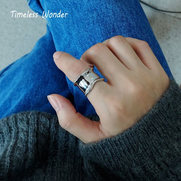timeless wonder 925 sterling sliver geo hammered statement rings women jewelry punk gothic ins fine boho rock 2396, Golden;silver
timeless wonder 925 sterling sliver geo hammered statement rings women jewelry punk gothic ins fine boho rock 2396, Golden;silver