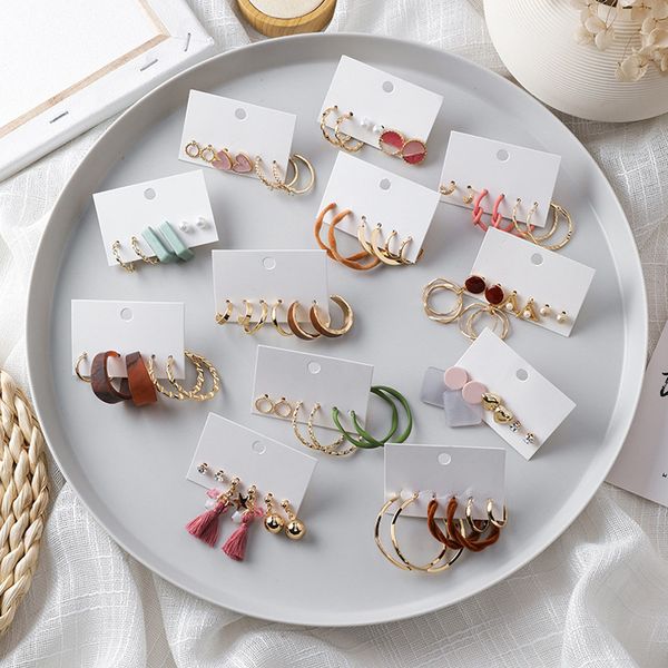 simple fashion 3pairs/set earrings personality geometric round circle hook earrings ear studs for women girls@88, Golden;silver
simple fashion 3pairs/set earrings personality geometric round circle hook earrings ear studs for women girls@88, Golden;silver