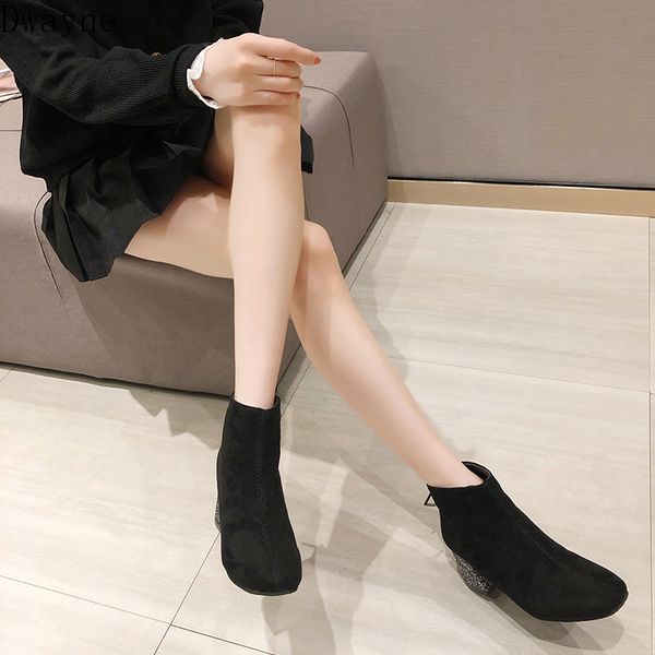 ins boots female british wind 2019 spring and autumn new trend wild net red thick with short boots women, Black
ins boots female british wind 2019 spring and autumn new trend wild net red thick with short boots women, Black