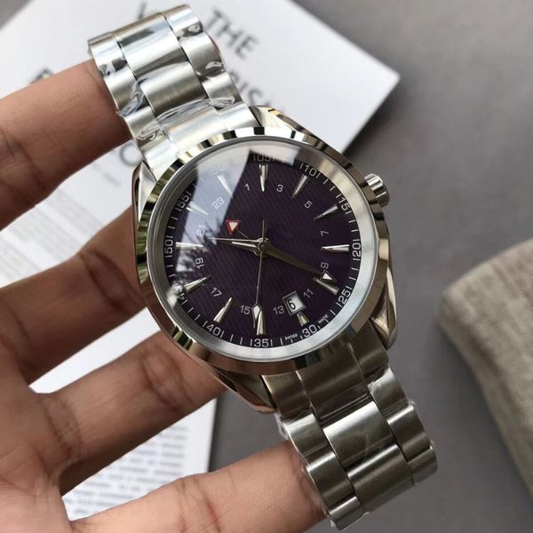 43mm Date 150M 4needles White Dial Automatic Mens Watch Stainless Steel Bracelet High Quality Aqua New Watches
43mm Date 150M 4needles White Dial Automatic Mens Watch Stainless Steel Bracelet High Quality Aqua New Watches