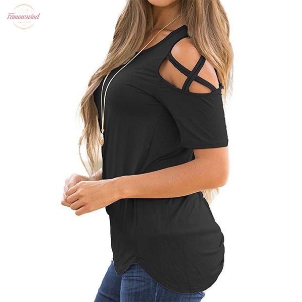 womens loose strappy cold shoulder basic t shirts cotton t shirts plus size s 5xl drop shipping, White
womens loose strappy cold shoulder basic t shirts cotton t shirts plus size s 5xl drop shipping, White