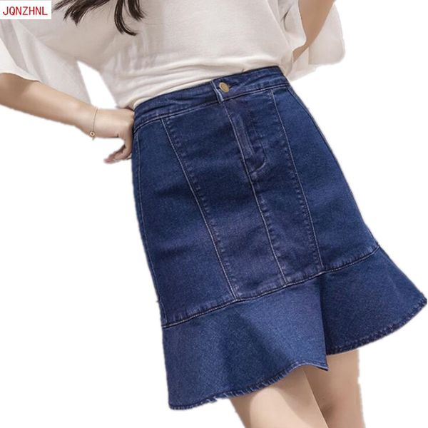 summer women's denim skirt 2019 autumn new leisure stretch cowboy fishtail skirt female large size mini shorts skirts as1038, White;black
summer women's denim skirt 2019 autumn new leisure stretch cowboy fishtail skirt female large size mini shorts skirts as1038, White;black
