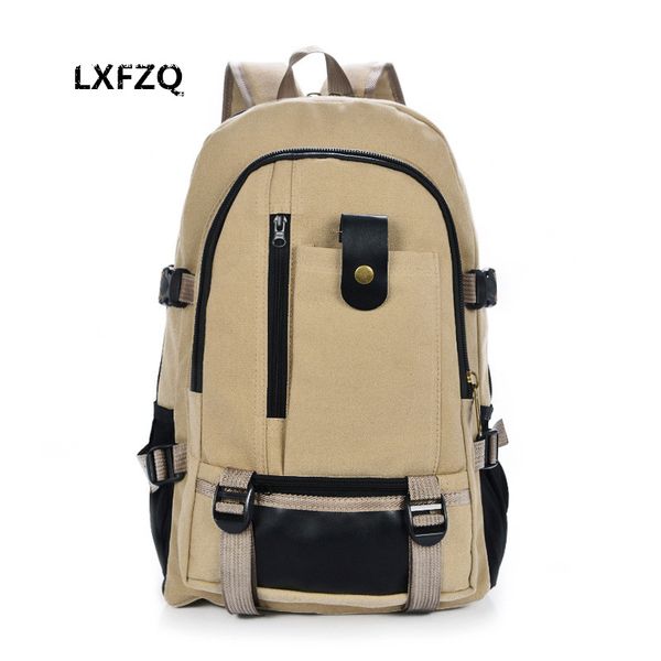 school bags for teenagers men's canvas backpack mountaineering travel backpack middle school student couple bag
school bags for teenagers men's canvas backpack mountaineering travel backpack middle school student couple bag