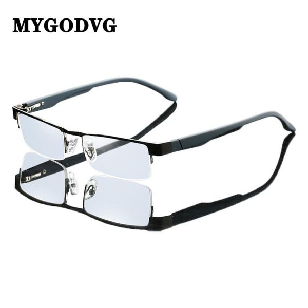 2020 new anti-blue light reading glasses men women alloy half frame comfortable male lady myopic presbyopia eyeglasses for elder, White;black 
2020 new anti-blue light reading glasses men women alloy half frame comfortable male lady myopic presbyopia eyeglasses for elder, White;black