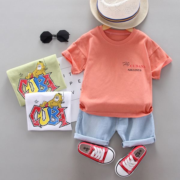 boy summer set 2020 children set infant baby clothes cotton letter print short sleeve boys tshirt+jeans girls outfits 3 colors, White
boy summer set 2020 children set infant baby clothes cotton letter print short sleeve boys tshirt+jeans girls outfits 3 colors, White